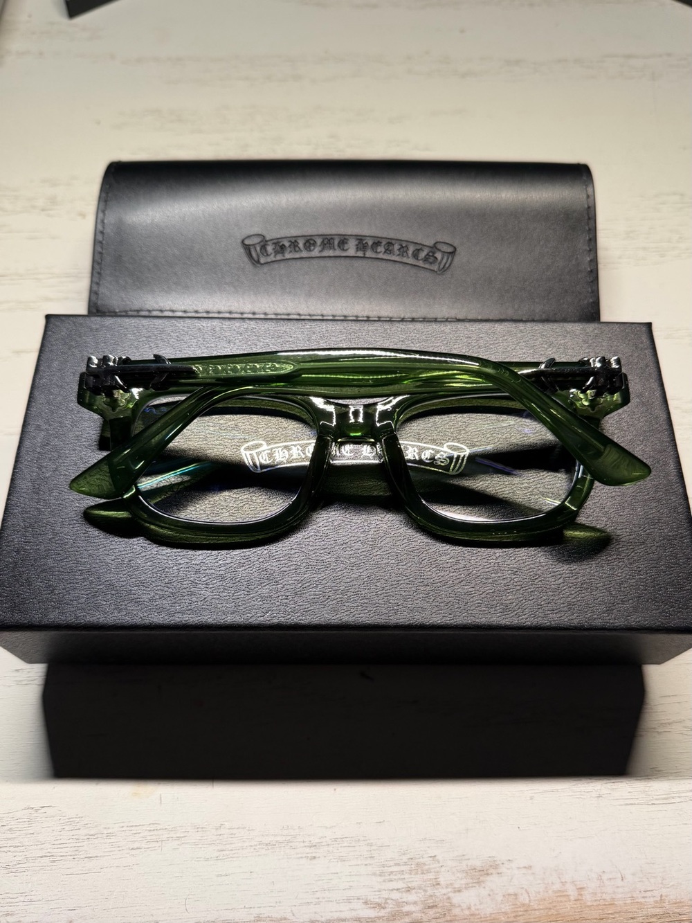 Chrome Hearts Glasses Clear Lens - Picture 2 of 5